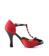 SMITTEN-10 Pumps Rot/Schwarz | Pin Up Couture SALE