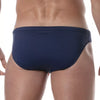 Badehose Mini Briefs Marineblau - Slim Fit mit Paris-Logo & Komfort | TOF Paris