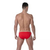 Badehose Mini-Brief Rot - Slim Fit, Komfort & schnelltrocknend | TOF Paris