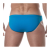 Badehose Mini Briefs Türkis - Slim Fit, schnelltrocknend & elegant | TOF Paris
