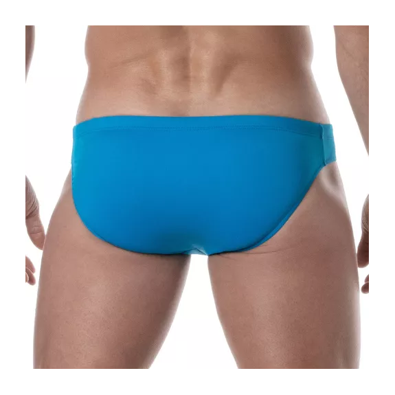 Badehose Mini Briefs Türkis - Slim Fit, schnelltrocknend & elegant | TOF Paris