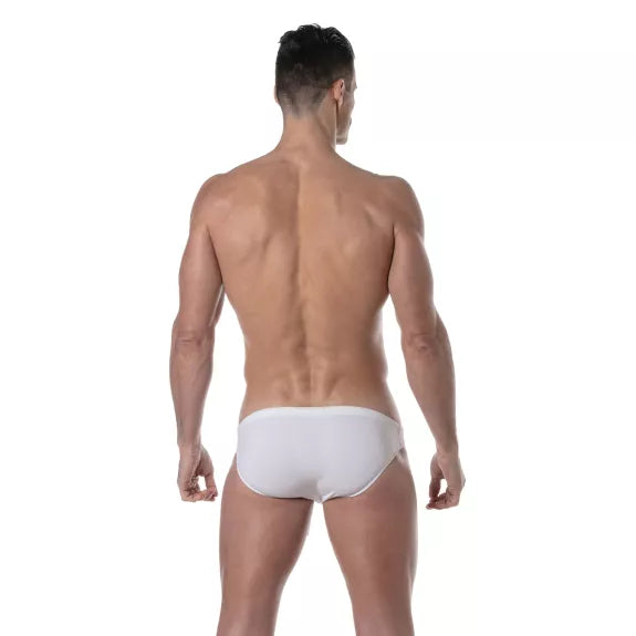 Herren Swim Briefs - Slim Fit, Komfort & Parisian Design Weiß | TOF Paris