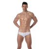 Herren Swim Briefs - Slim Fit, Komfort & Parisian Design Weiß | TOF Paris