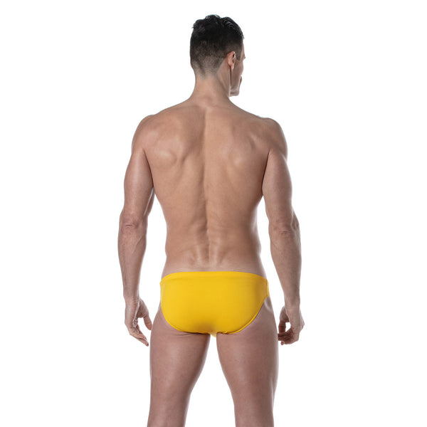 Mini-Slip Badehose Gelb - Slim Fit, Komfort & Paris-Design | TOF Paris