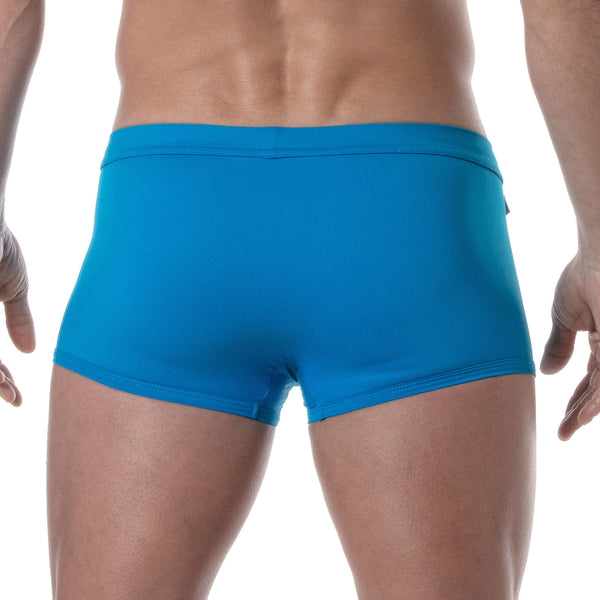 Badeshorts Slim-Fit in Türkis - Komfort & Eleganz fürs Wasser | TOF Paris