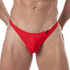 Schwimm-String Rot - Slim Fit, Komfort & Eleganz mit Designer-Logo | TOF Paris