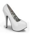 TEEZE06/W Plateau Pumps Lack Weiß EUR 36 | Bordello SALE