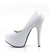 TEEZE06/W Plateau Pumps Lack Weiß EUR 36 | Bordello SALE