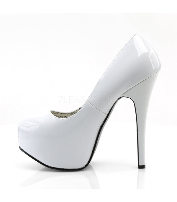 TEEZE06/W Plateau Pumps Lack Weiß EUR 36 | Bordello SALE