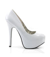 TEEZE06/W Plateau Pumps Lack Weiß EUR 36 | Bordello SALE