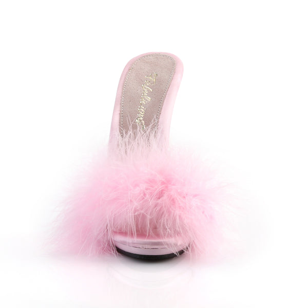 POISE-501F Pantoletten Baby Pink von Fabulicious – Ansicht 2