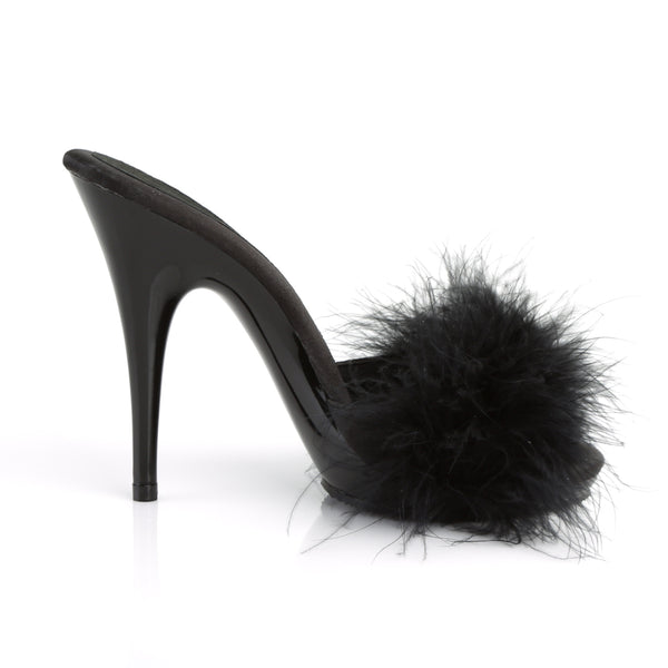 POISE-501F Pantoletten Schwarz von Fabulicious – Ansicht 5
