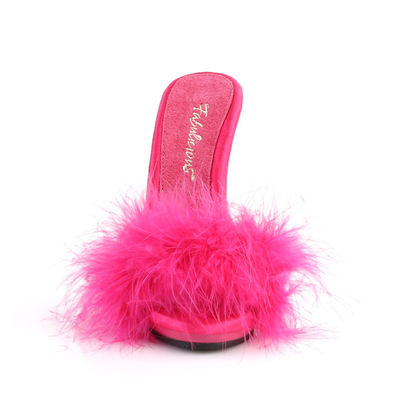 POISE-501F Pantoletten Hot Pink von Fabulicious – Ansicht 2