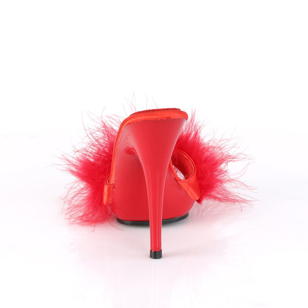 POISE-501F Pantoletten Rot von Fabulicious – Ansicht 4
