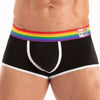 Herren Trunk Pride - Bunter Bund & Ultraweicher Stretchkomfort, Schwarz | TOF Paris