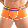 Herren Trunk Pride - Bunte Regenbogen-Bund, Ultraweich, Orange | TOF Paris