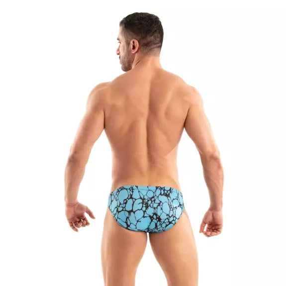 Herren Swim Bikini Blau - Ultra High-Cut & Sculpting Beutel | TOF Paris