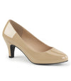 DIVINE-420 Pumps Lack Beige EUR 41 | Pleaser Pink Label SALE