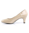 DIVINE-420 Pumps Lack Beige EUR 41 | Pleaser Pink Label SALE