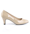DIVINE-420 Pumps Lack Beige EUR 41 | Pleaser Pink Label SALE