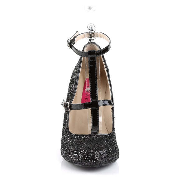 QUEEN-01 Pumps schwarz | Pleaser Pink Label SALE