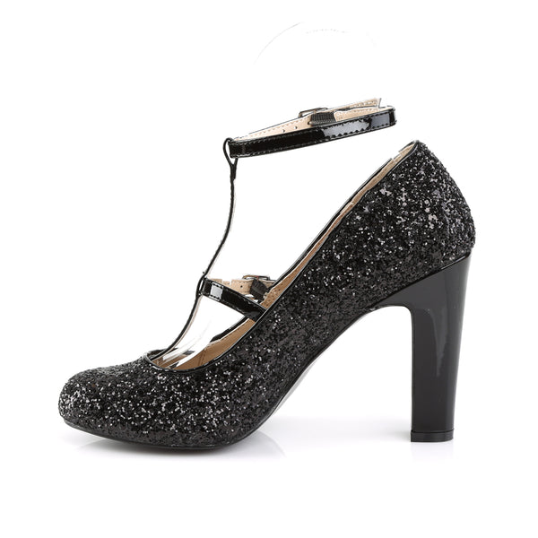 QUEEN-01 Pumps schwarz | Pleaser Pink Label SALE