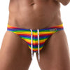 Badehose Herren Rainbow - bunte Pride-Streifen & elastischer Bund | TOF Paris