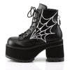 RANGER-105 Plateau Stiefeletten schwarz von DemoniaCult – Ansicht 3