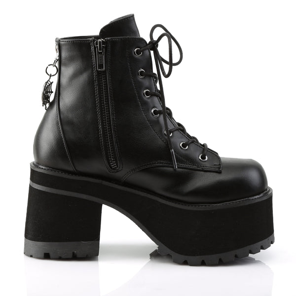 RANGER-105 Plateau Stiefeletten schwarz von DemoniaCult – Ansicht 5
