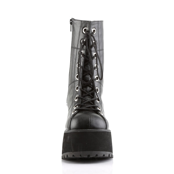 RANGER-301 Plateau Stiefeletten Schwarz von DemoniaCult – Ansicht 2