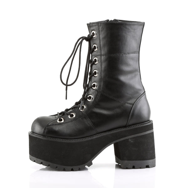 RANGER-301 Plateau Stiefeletten Schwarz von DemoniaCult – Ansicht 3