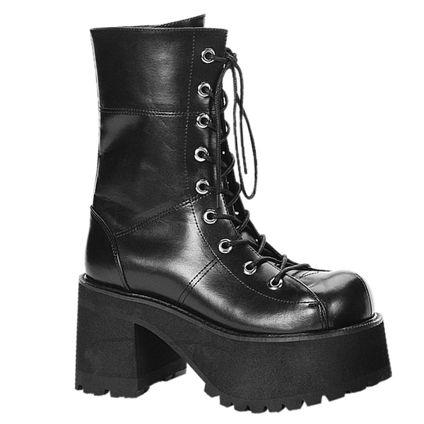 RANGER-301 Plateau Stiefeletten Schwarz von DemoniaCult