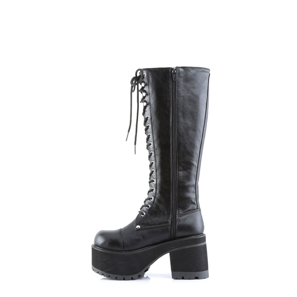 RANGER-302 Plateau Stiefel PVC Schwarz von DemoniaCult – Ansicht 3