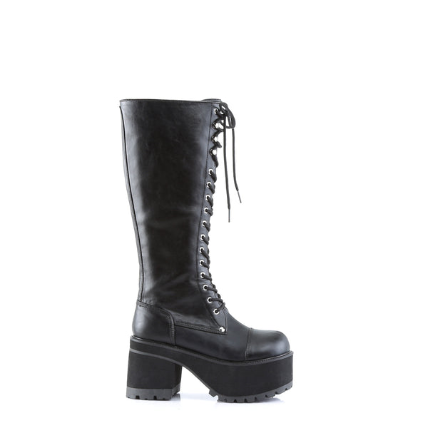 RANGER-302 Plateau Stiefel PVC Schwarz von DemoniaCult – Ansicht 5