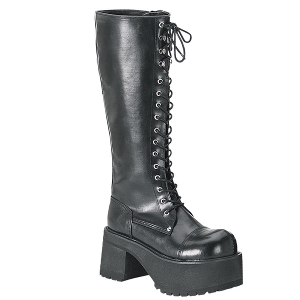 RANGER-302 Plateau Stiefel PVC Schwarz von DemoniaCult