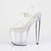 RAZZLE-808 Plateau Sandaleten Transparent von Pleaser – Ansicht 3