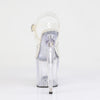 RAZZLE-808 Plateau Sandaleten Transparent von Pleaser – Ansicht 4