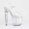 RAZZLE-808 Plateau Sandaleten Transparent von Pleaser – Ansicht 5