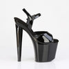 RAZZLE-809 Plateau Sandaletten Schwarz von Pleaser – Ansicht 5