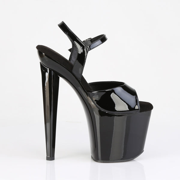 RAZZLE-809 Plateau Sandaletten Schwarz von Pleaser – Ansicht 5