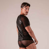 Rebel T-Shirt Schwarz von Absolu Male – Ansicht 2