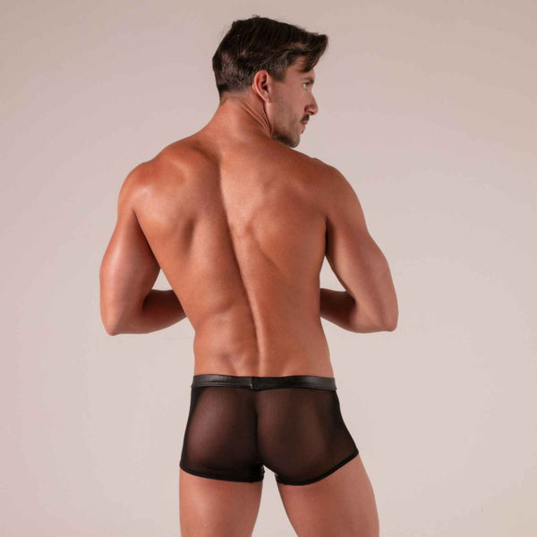 Rebel Retropants mit Reißverschluss Schwarz von Absolu Male – Ansicht 8