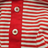 Rotes Sailor Stripe-Poloshirt von TOF Paris – Ansicht 6