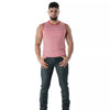 Rotes Sailor Stripe-Tank-Top von TOF Paris – Ansicht 3