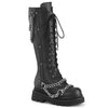 RENEGADE-215 Plateau Stiefel Schwarz Matt von DemoniaCult