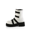 RENEGADE-50 Plateau Stiefel - Weiß Matt von DemoniaCult – Ansicht 3