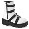 RENEGADE-50 Plateau Stiefel - Weiß Matt von DemoniaCult