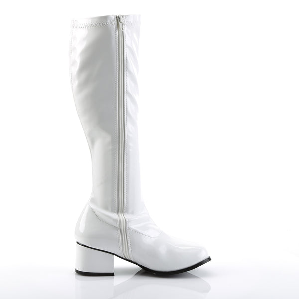 RETRO-300 Stiefel Lack Weiß von Funtasma – Ansicht 5