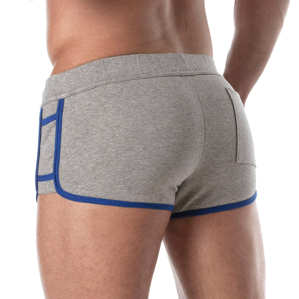 Shorts Vintage Fit mit Push-up & atmungsaktivem Stretchbund grau | TOF Paris