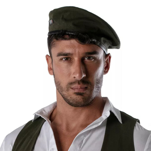 Reversible beret - White and khaki – Ansicht 33